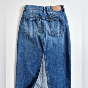 Denim Forum Blue Maxi Skirt